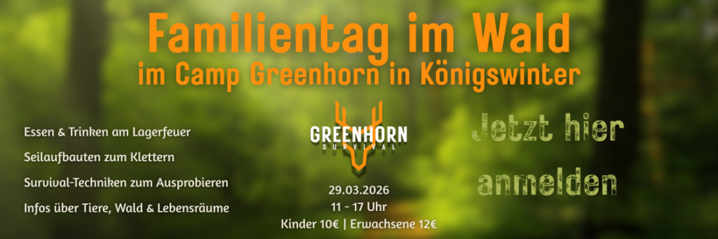 Home familientag im wald